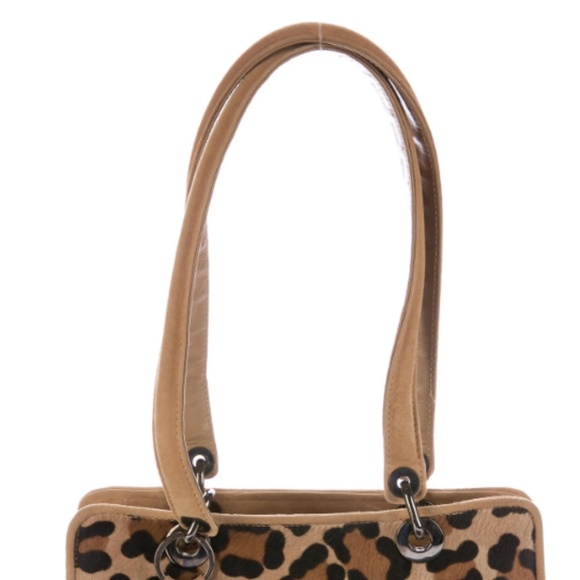 STUART WEITZMAN Leopard/Ponyhair Shoulder Bag - Picture 5 of 7